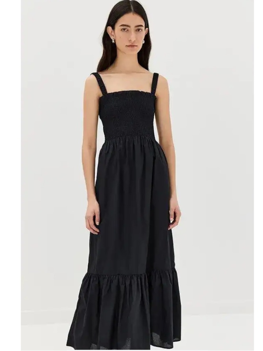 Hill House Black Nap Maxi Dress